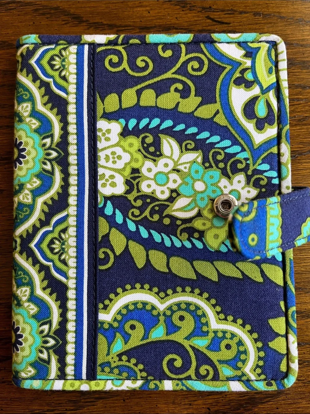 Vera Bradley Passport Holder Rhythm and Blues Pattern